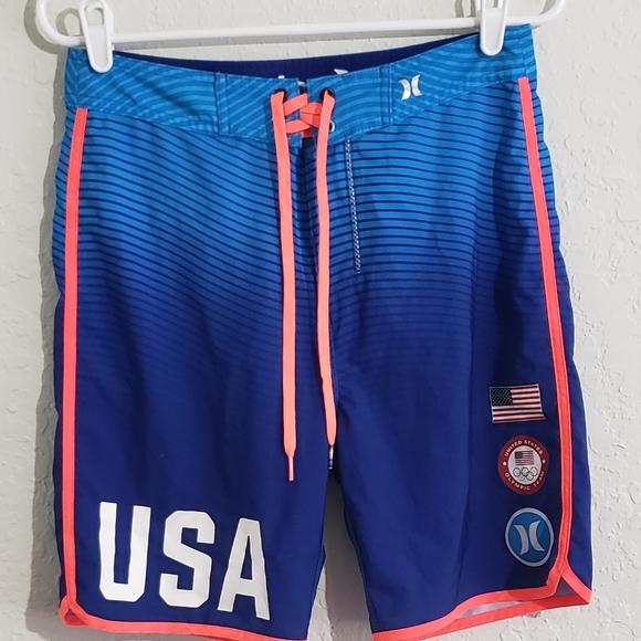 Hurley Shorts Hurley Phantom Usa Shorts Blue Poshmark